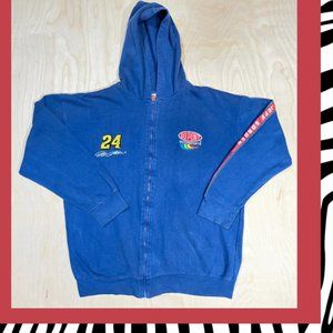 vintage NASCAR DuPont Jeff Gordon zip-up hoodie